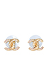 Chanel 2016 Cruise CC Diamante Earrings, front view