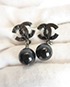 Chanel Globe Peal Earrings, other view