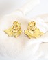 Christian Dior Vintage Ivy Earrings, back view