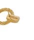 Christian Dior Vintage Rope Hoop Earrings, other view