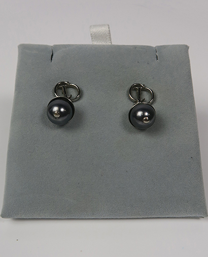 Christian Dior Mise en Dior Earrings, front view