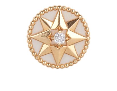 Christian Dior Rose Des Vents Earring, front view