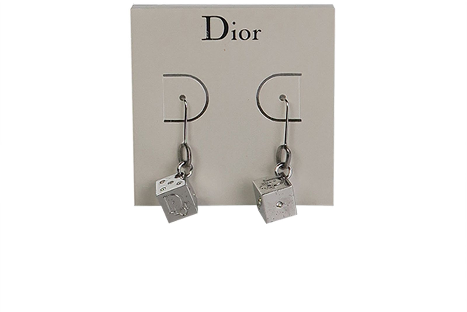 Dior dice store earrings