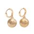 Christian Dior Logo Earrings, front view