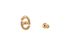 Christian Dior CD Navy Stud Earrings, other view