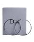 Christian Dior Vintage CD Hoop Earrings, other view