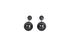 Christian Dior Tribal Earrings, front view