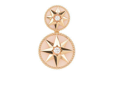 Dior Rose de Vents Single Earring, &pound;1,500, Jewellery, Rose Gold, Rose Gold, Front view