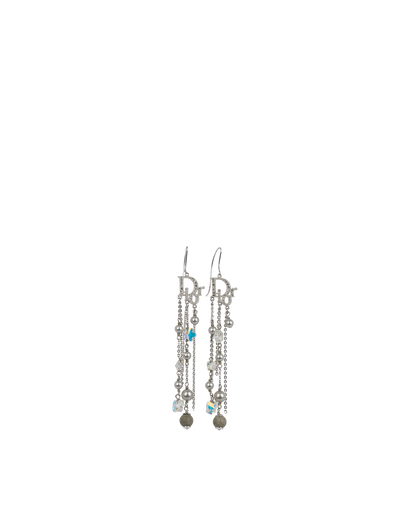 Christian Dior Embellished Drop Earrings, front view