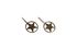 Dior Star Earrings, front view