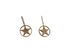Dior Star Earrings, back view