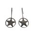 Christian Dior Star Earrings, &pound;120, Jewellery, Blue/Silver, Stainless Steel, Back view