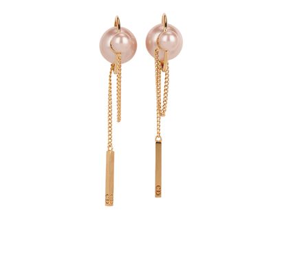 Christian Dior Tribales Orbital Pearl Earrings, front view