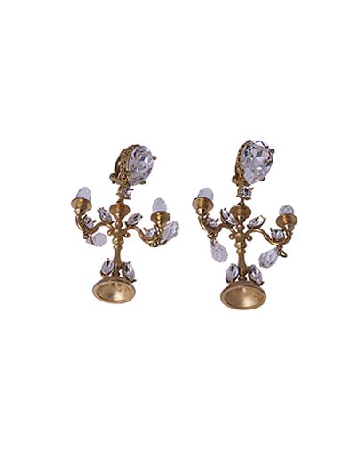 Dolce and Gabbana Chandelier Earrings, front view