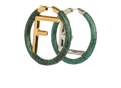 Fendi F Hoops, front view
