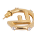 Fendi F Is Fendi Hoop Earrings, other view