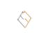 Fendi FF Square Hoop Earring, front view