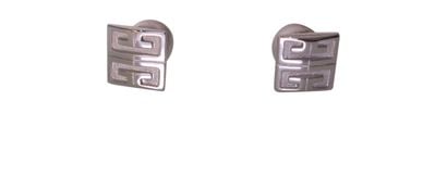 Givenchy 4G - Logo stud earrings, &pound;120, Jewellery, Silver, Brass, Front view