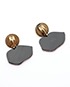 Gucci Swarowski Crystal Lips Clip-on Earrings, back view