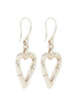 Gucci Bamboo Heart Earrings, back view