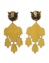 Gucci Embellished Cat Earrings, back view