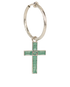 Gucci GG Cross Loop Single Earring, front view