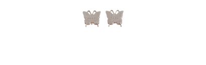 Gucci Butterfly Earrings, front view