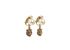 Gucci GG Feline Pearl Drop Earrings, front view