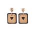 Hermes As De Coeur Earrings, front view