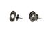 Hermes H Earrings, £270, Jewellery, Black, Enamel Coated Ceramic/Stainless Steel, Bottom view