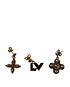 Louis Vuitton Trio Earring Set, front view