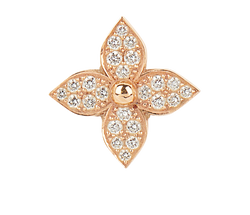 Louis Vuitton Idylle Blossom Stud, 18K Gold/Diamond, Pink Gold, 3*