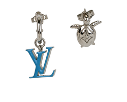 Louis Vuitton Aquatics Trio Earring Set, Brass, Gold/Silver, DB/B, 3*