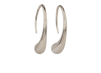Tiffany & Co Elsa Peretti Teardrop Hoop Earrings, front view