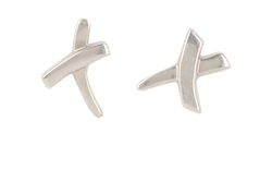 Tiffany & Co Paloma Picasso Graffiti X Earrings, Silver925, DB, 2*
