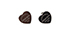 Tiffany Mini Heart Tag Earrings, front view