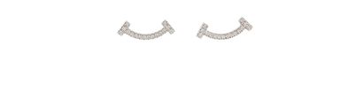 Tiffany T Smile Earrings, front view