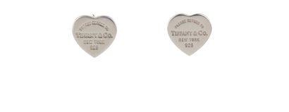 Tiffany & Co Return To Tiffany Heart Tag Earrings, front view