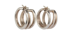 Tiffany Zig Zag Earrings, Sterling Silver 925, 2*