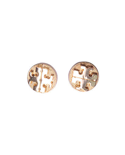 Tory Burch Logo Earrings, front view