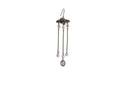 Valentino Shell Chandelier Earring, Brass, B, 3*