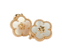 Van Cleef & Arpels Plum Blossom Earrings, &pound;3,500, Jewellery, Rose Gold, Mother of Pearl/Rose Gold, Other view