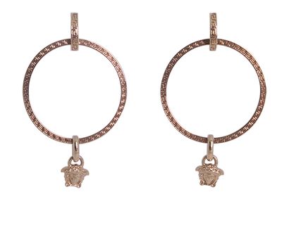 Versace Medusa Hoop Earrings, front view
