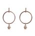 Versace Medusa Hoop Earrings, front view