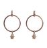 Versace Medusa Hoop Earrings, back view