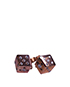 Vivienne Westwood Dice Studs, front view