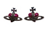 Vivienne Westwood Orb Heart Earrings, other view