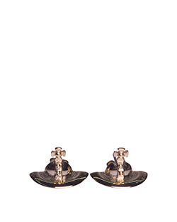 Vivienne Westwood Orb Stud Earrings,Gold,Pouch,BX,S,2
