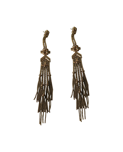 Vivienne Westwood Drop Rope Earrings, front view