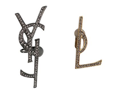 YSL Monogram Clips Ons, front view